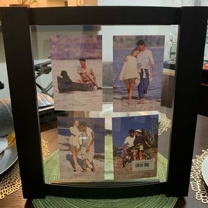 11”x14” Dark Walnut Curved Floating Wall Frame NWT